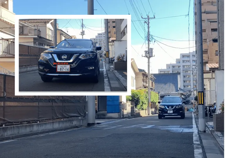 AIナンバープレート認識システム / Web管理画面: AI画像認識システムで車両管理