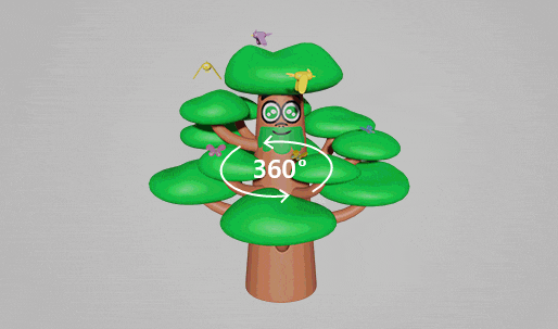 Web AR Growing Tree